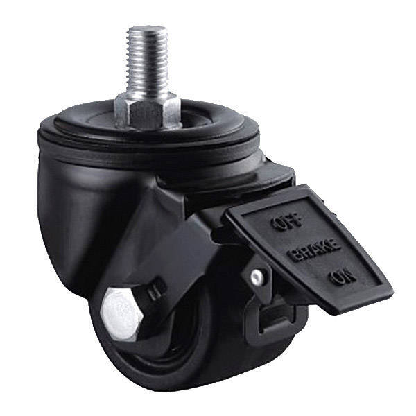 Zestaw kołowy niskoprofilowy, 50 mm, 300 kg – CASTZNY-4-50-HC